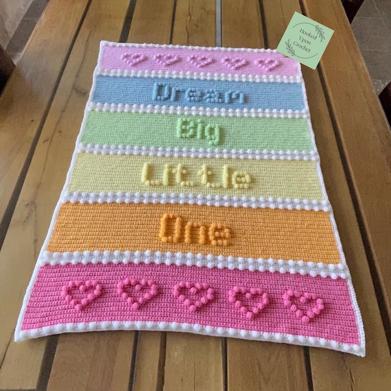 Rainbow Dreams,Baby BLANKET CROCHET PATTERN, rainbow crochet pattern, Rainbow blanket pattern,puff stitch pattern, bobble stitch pattern.
