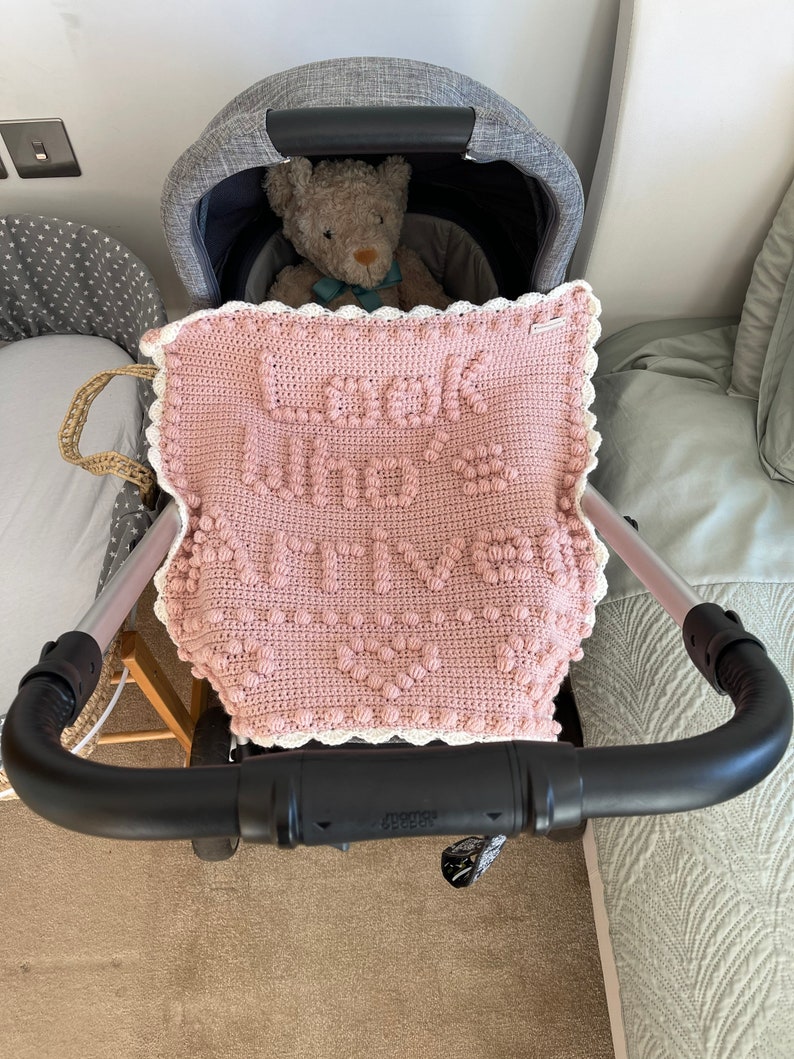 Look Heart, Baby BLANKET CROCHET Pattern,pdf Pattern,crochet Baby