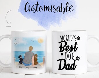 personalised dog dad mug