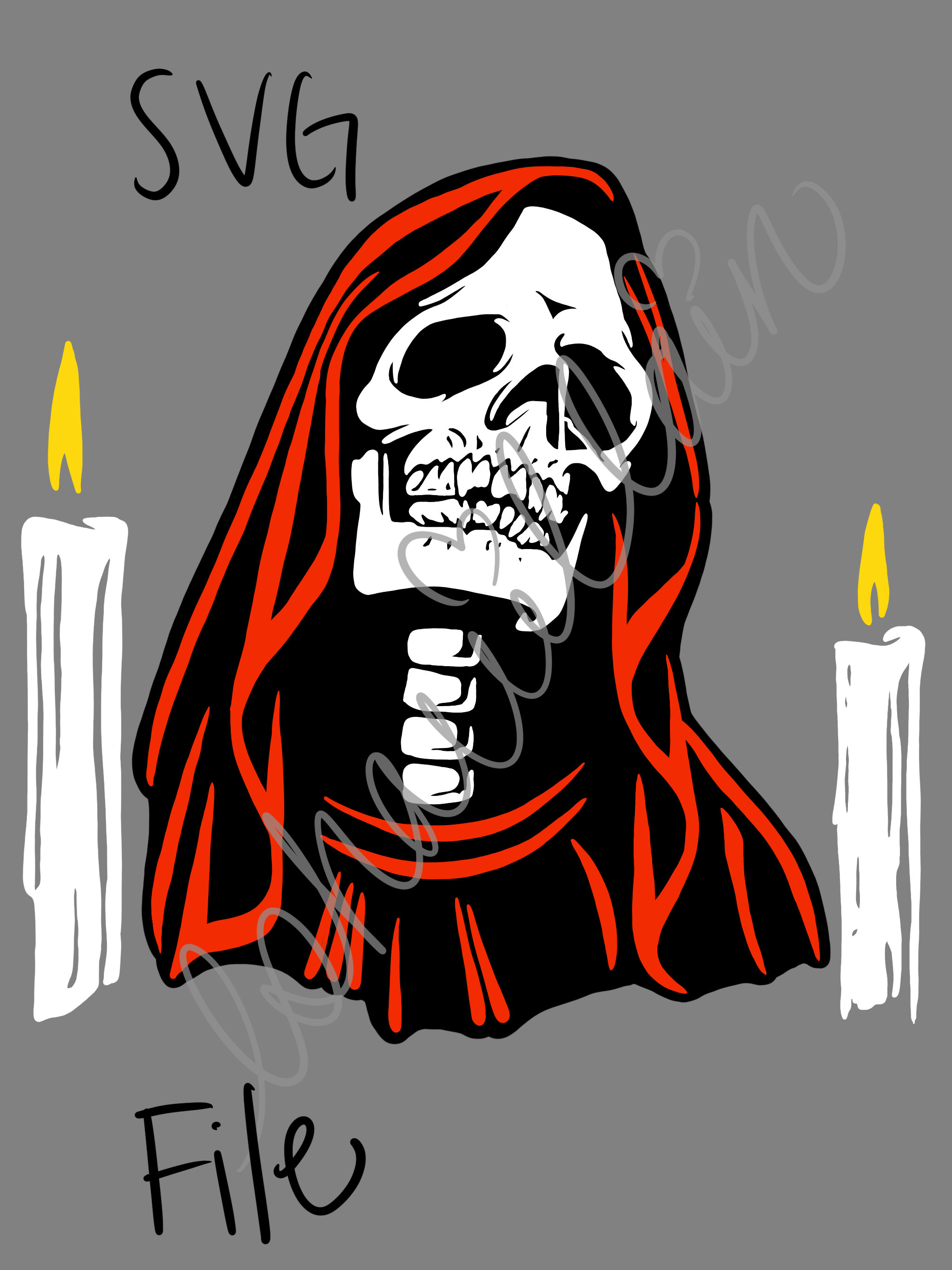 Santa Muerte SVG Saint Death Skeleton Svg | Etsy