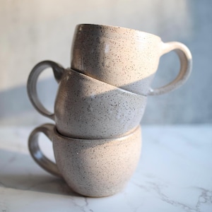 Handmade coffee mug rustic pottery mug handmade ceramic mug pottery mug gift for her gift for mom gift for coffee lover stoneware mug