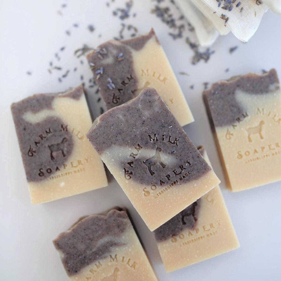 Lavender Patchouli Handmade Goat Milk Soap Natural Goat Milk Soap