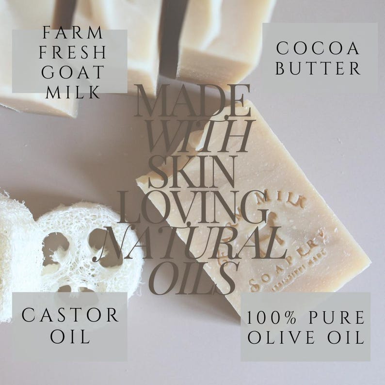 Lavender Patchouli Handmade Goat Milk Soap Natural Goat Milk Soap