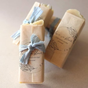 Soap Bridal Shower Favor Personalized Hostess Thank You Gift Goat Milk Soap Spring Floral Luxury Favor Custom Soap Favor Love is in Bloom