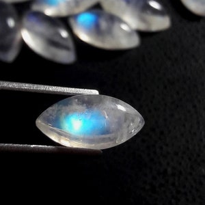 Máxima Calidad 100% Natural!!!! Lote de piedra lunar arcoíris de todos los tamaños mixtos y formas marquesa para todos