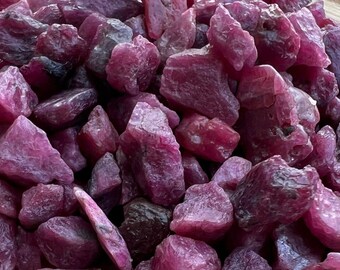 Raw Ruby Stone, Rough Ruby, Healing Crystals and Stones Ruby, Raw Ruby Slab, Raw Ruby African Stone, Ruby Raw, Pink And Red Ruby Raw Supply