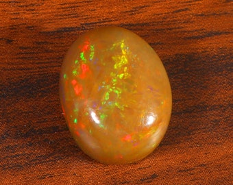 Natural Ethiopian Opal Cabochon, Opal Cabochon Gemstone, Opal Cabochon, Opal Multi Flashy, October Birthstone, 20X151X0 MM Ct. 19.15 Jewels