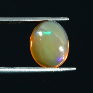 Cabochon opale, opale multi appariscente, pietra portafortuna di ottobre, pietra preziosa sciolta, pietra di fuoco opale, opale sciolto, cabochon opale etiope naturale 11X9X5 MM