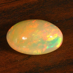 Natürlicher Opal Cabochon, Oktober Geburtsstein, Natürlicher äthiopischer Opal Cabochon, Opal lose Edelstein, Multi Opal Cab, 17x11x7 MM ct. 7.00 Schmuck