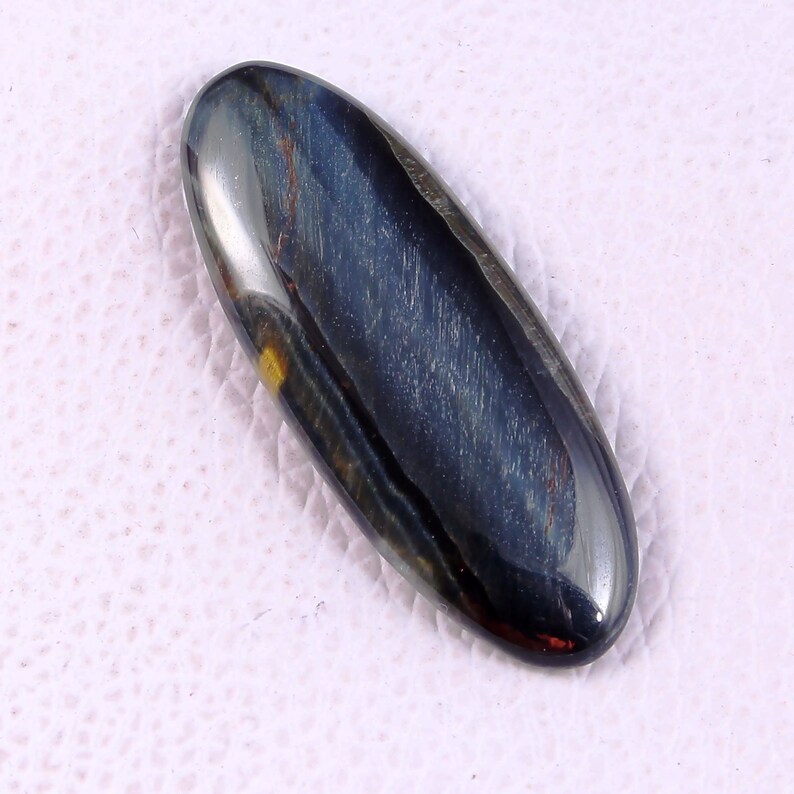 37 Crt. Cheapest Price Best Quality Designer Natural Tiger Eye Cabochon Loose Gemstone For Making Pendant /& Jewelry Size 45x17x5mm