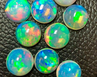 Ronde Opaal AAA+++ Topkwaliteit Natuurlijke Ethiopische Opaal Cabochon Veel Welo Opal Sieraden maken