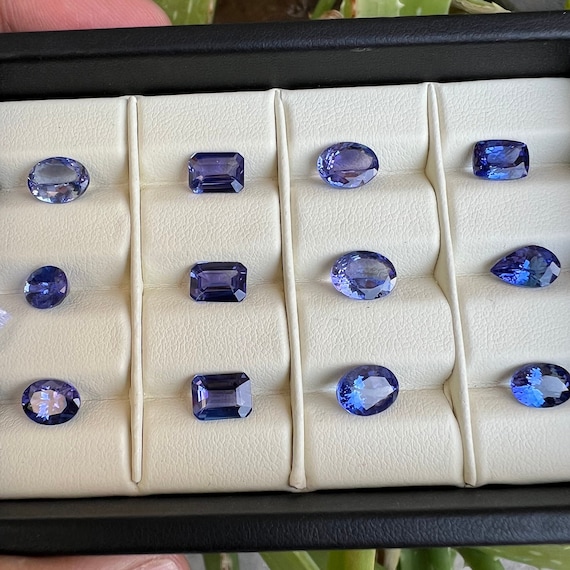 Faceted Tanzanite Gemstone Lot, Tanzanite Gemstone Lot, Natural Mix Lot Faceted Stone, December Birthstone, Loose Gemstone, Jewelry Making