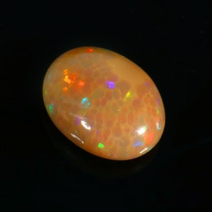 Honig Kamm Opal Cabochon, Natürlicher äthiopischer Opal Cabochon, Multi Auffälliger Stein, Oktober Geburtsstein, Lose Edelstein, Oval 17X13X6 MM ct. 8.10