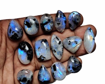 Natural White Rainbow Moonstone Lot, Loose Gemstone Bulk. Wholesale Gemstone Lot, Mix Shape White Rainbow lot, Making Jewelry