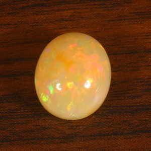Natürlicher äthiopischer Opal Cabochon, Oktober Geburtsstein, Opal Lose Edelstein, Multi Opal Cab, Natürlicher Opal Cabochon, Größe 18x15X10MM ct. 15.45