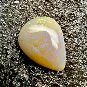 Cabochon opale australiano, cabochon opale australiano naturale, opale di fuoco blu, cabochon opale, pietra preziosa sciolta 17X13X4MM Ct.5.15 per realizzare gioielli