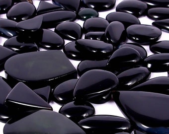 Onyx Edelstein Lot, Onyx Cabochon Lot, Seltene Cabochon Edelstein Lot, Großhandel Edelstein Lot, Mix Form Onyx Lot Edelstein. Onyx Bulk, Onyx Lot,