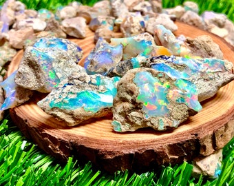 Raw blue fire best sale opal