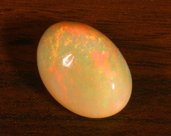 Multi Color Stone, Opal Cabochon, Welo Fire Stone, Ethiopian Opal Cabochon, Natural Opal Cabochon, October Birthstone, 20X14X10 MM Ct. 12.75