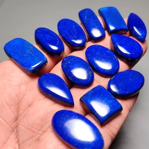 Lapis Lazuli Cabochon Lot, Lapis Blau Farbe Cabochon Lot, Lapis Cabochon Lot, Lapis Lazuli Cabochon Lot, Cabochon Edelstein Lot, Edelstein,
