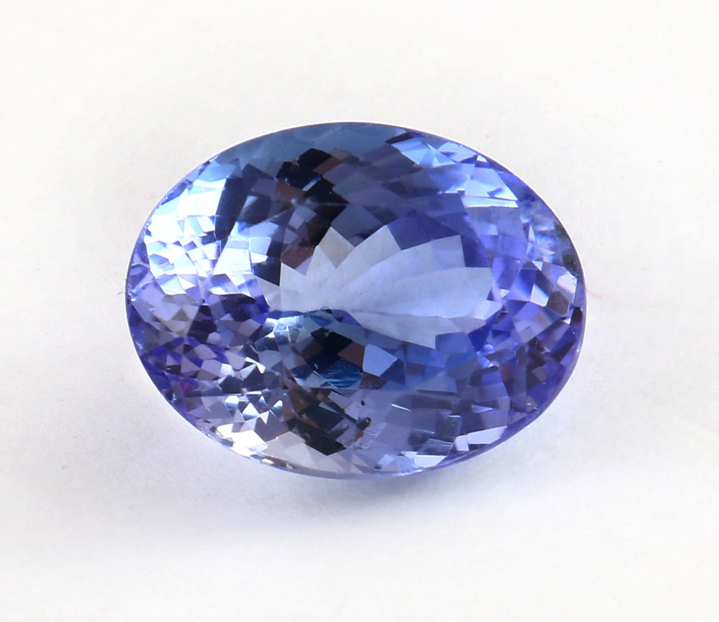 Faceted Tanzanite Gemstone Pair: Rare Oval Cut (6-4 mm)