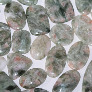 Groothandel veel Pr Kg fantastische kwaliteit 100% natuurlijke Indiase serphiniet cabochon alle vormen alle maten mix veel cabochon edelsteen veel voor sieraden