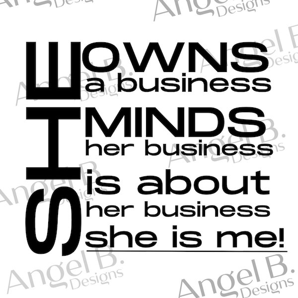 Hustle svg - Woman Owned Business svg