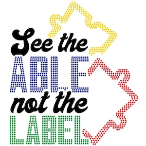 Rhinestone Template | Hotfix Rhinestone Template | Autism