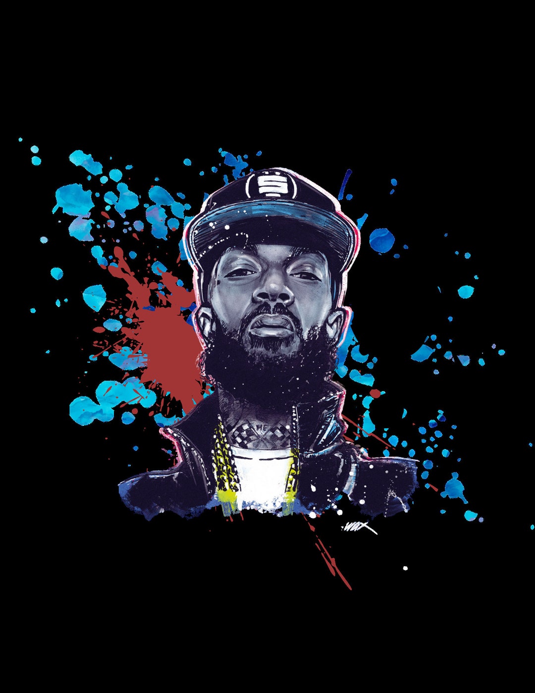 Nipsey Hustle PNG for Sublimation - Etsy