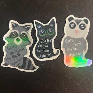 Stickers imperméables The Feral Pack