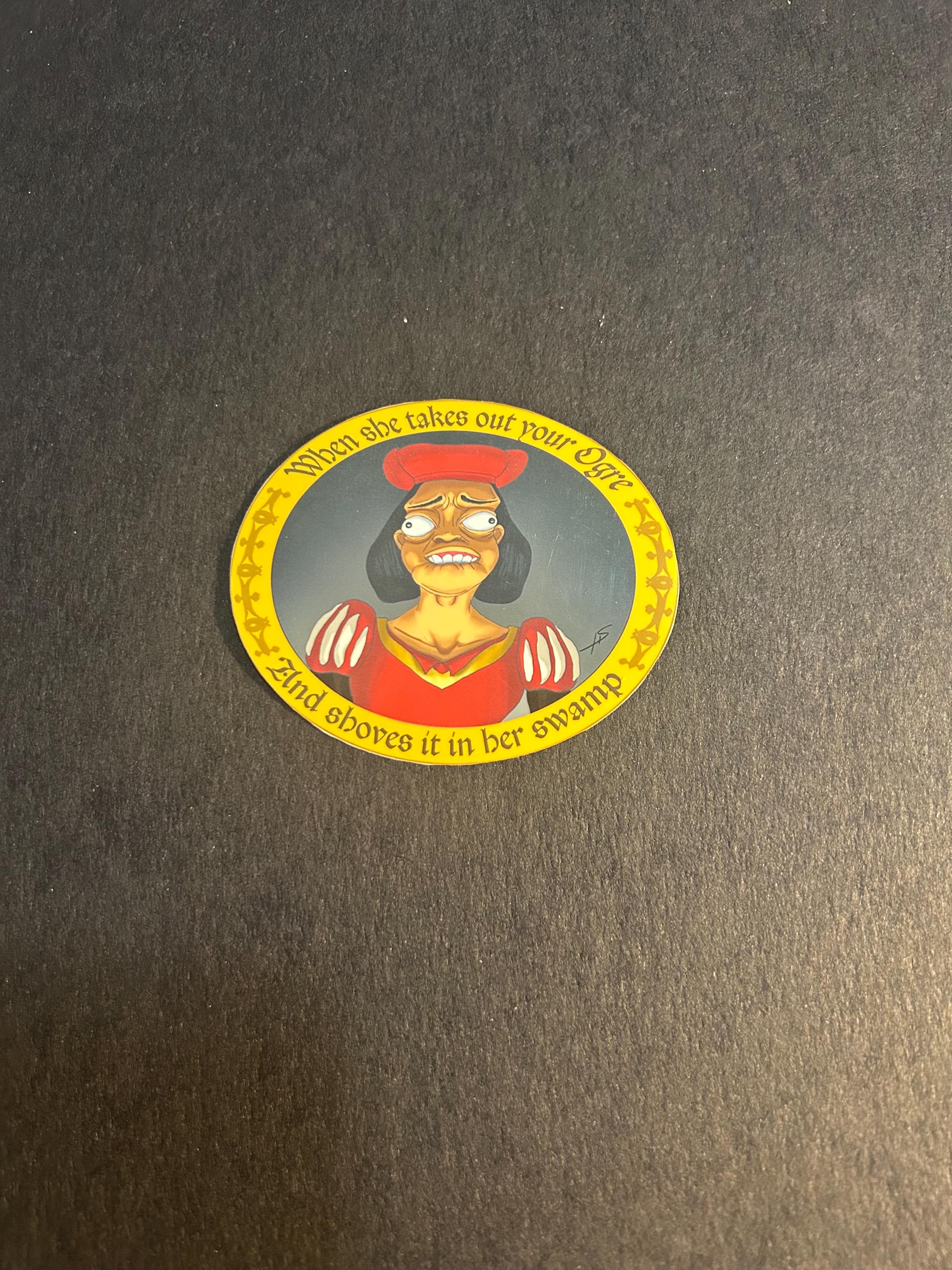 Fuckboy Farquaad waterproof sticker