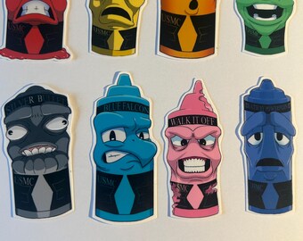 USMC Crayons Set 1