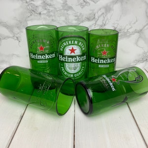 Heineken Grune Bier Flasche Glasplatten 2er Set Etsy