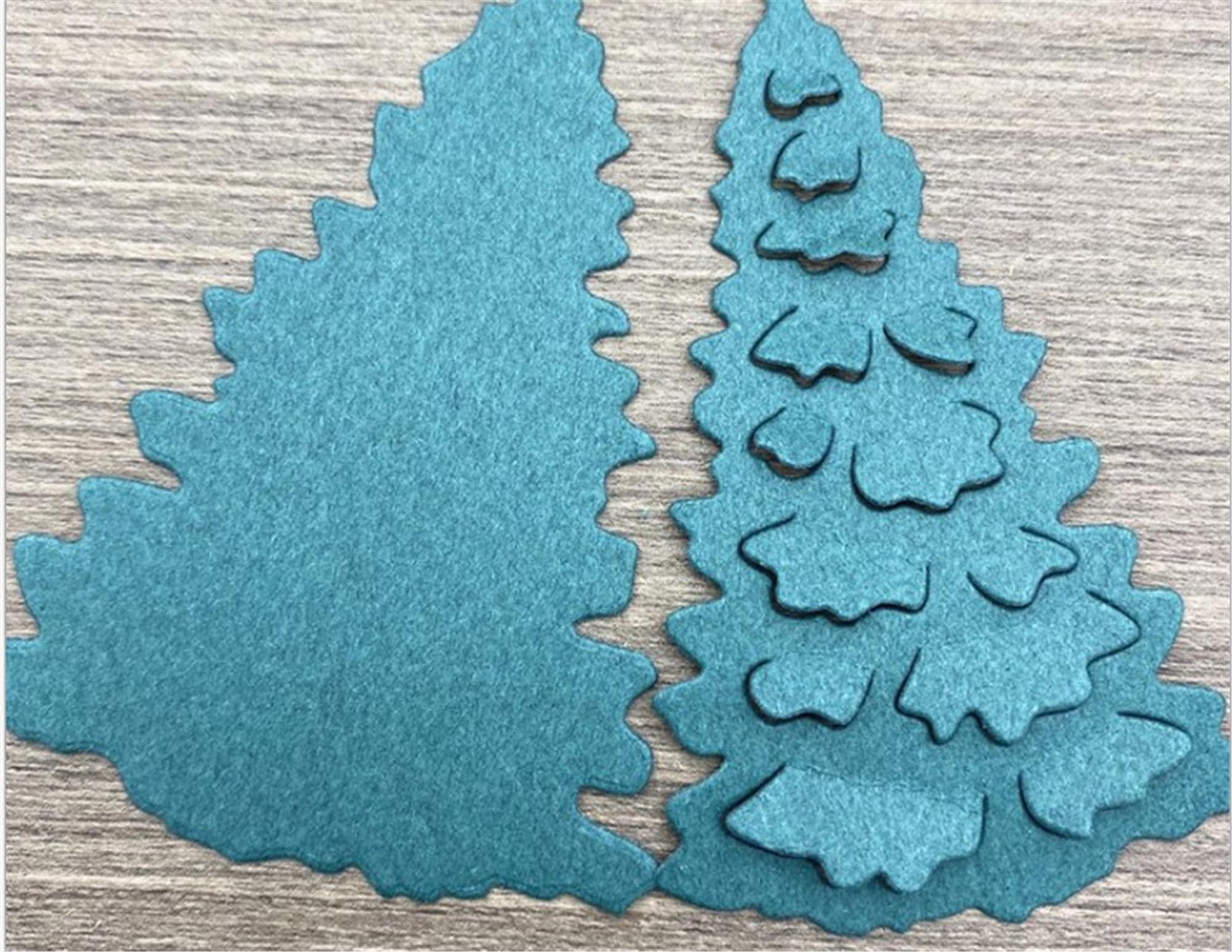 Christmas tree die cuts paper making card making party Etsy