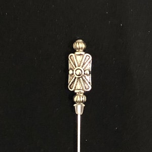 Tibetan Silver hat pins. A selection of 3 beautiful designs in a choice of lengths image 2