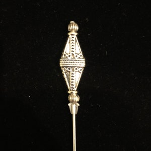 Tibetan Silver hat pins. A selection of 3 beautiful designs in a choice of lengths image 4