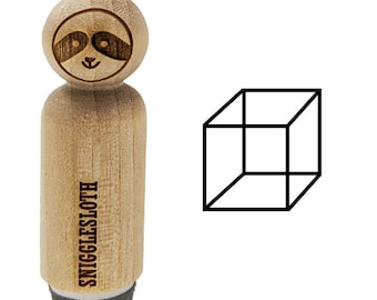 Stampington And Co Wooden Rubber Stamp Umbrella Girls Postage Stamp