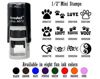 StampExpression Black Ink A-6314 Paw Print Dog Lover Self Inking Rubber Stamp StampExpression Black Ink A-6314 Paw Print Dog Lover Self Inking Rubber Stamp
