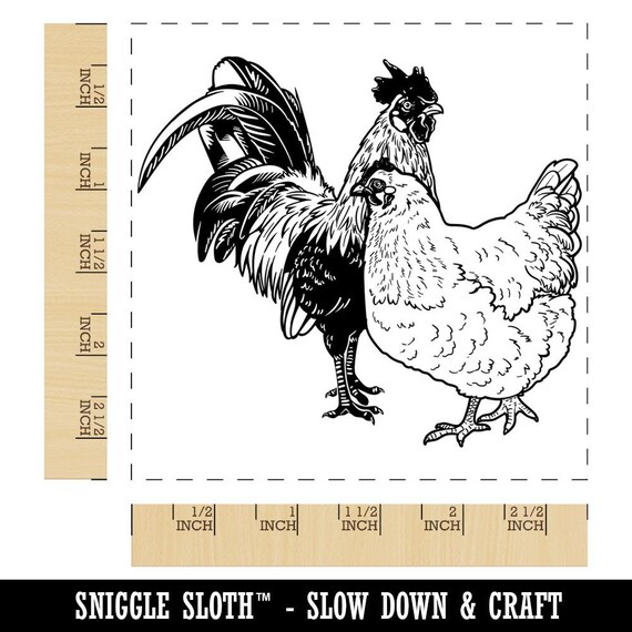 Gallo y gallina Pareja de gallina Sello de goma cuadrado para - Etsy España Gallo y gallina Pareja de gallina Sello de goma cuadrado para - Etsy España