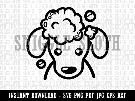 Dog Wash Bubble Bath Clipart Instant Digital Download SVG EPS - Etsy