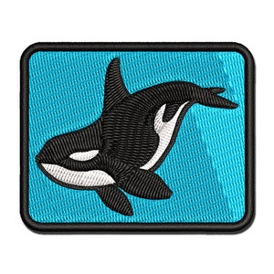 Orca In Japan Jacket Patch FotoPatch XL Embroidered Iron-on