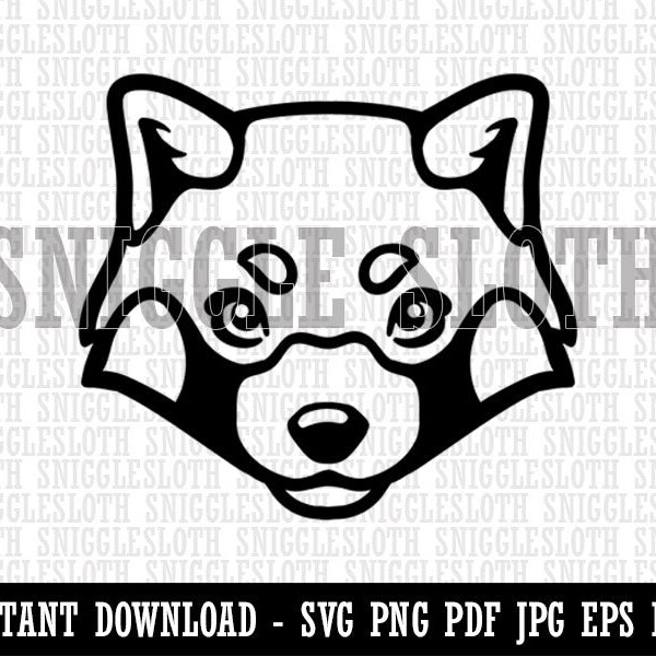 Anime Red Panda Clipart - Etsy