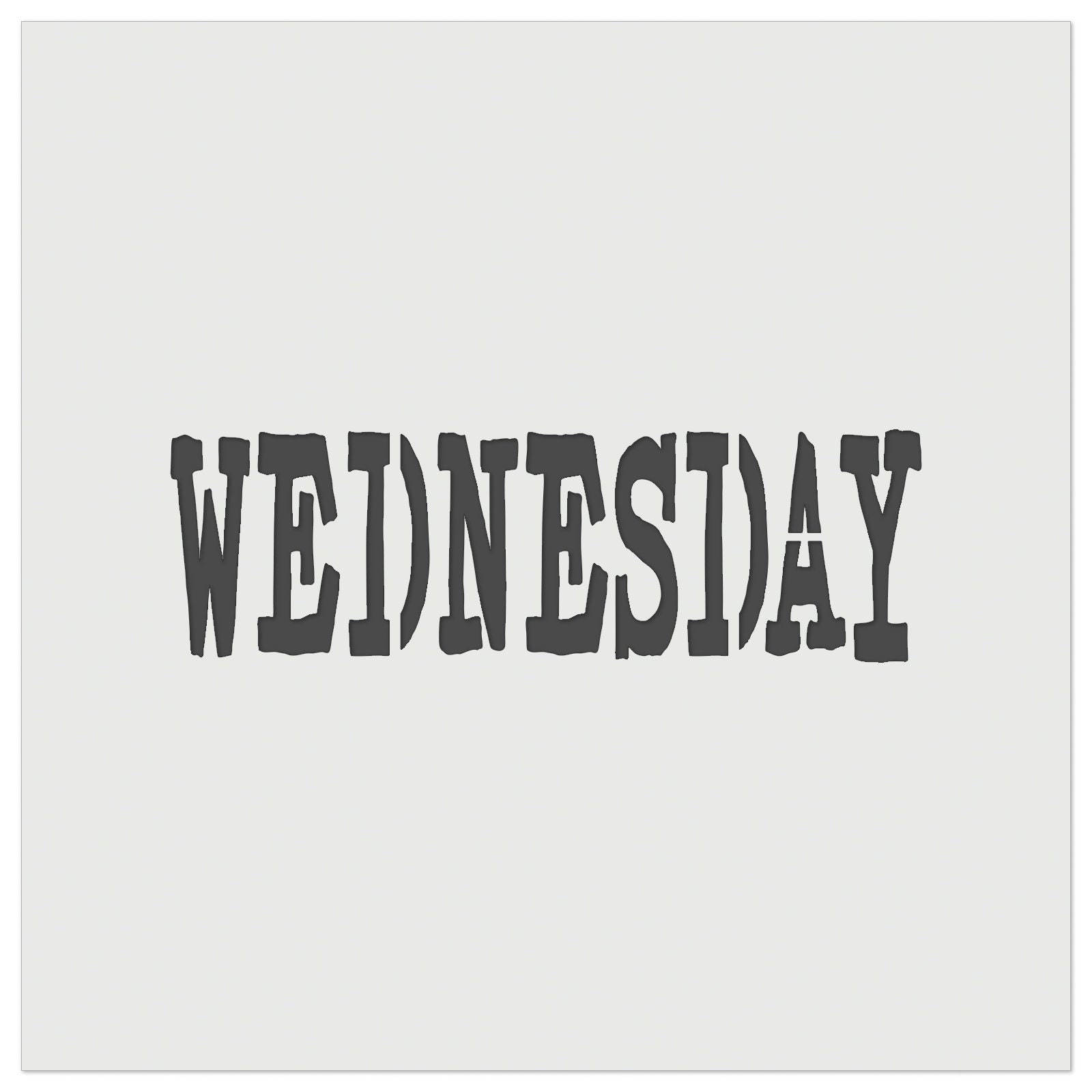 Wednesday Text Wall Cookie DIY Craft Reusable Stencil - Etsy UK