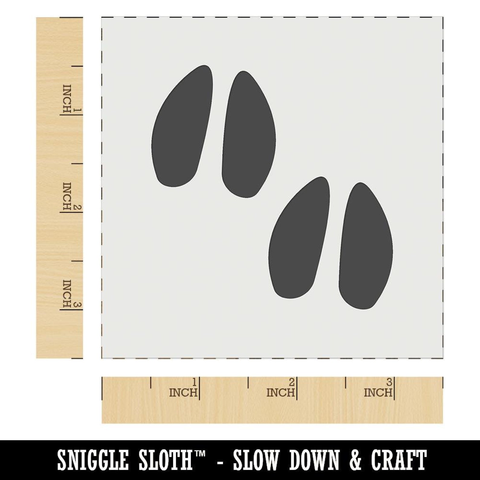Deer Tracks Footprints Wall Cookie DIY Craft Reusable Stencil Etsy deer-tracks-footprints-wall-cookie-diy-craft-reusable-stencil-etsy
