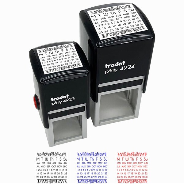 Calendar Stamp Etsy