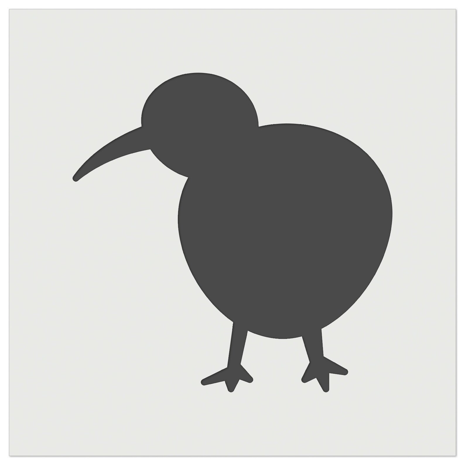 Kiwi Bird Solid Wall Cookie DIY Craft Reusable Stencil | Etsy