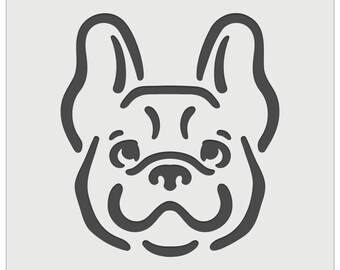 French Bulldog Pumpkin Stencil - Etsy Ireland