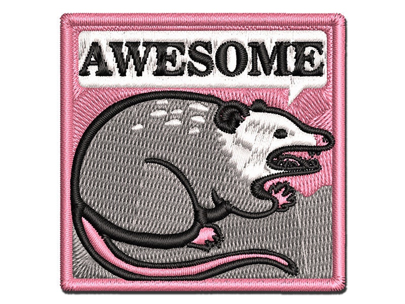 Funny Possum Patch Iron On Patches On Clothes Cute Animal Patches