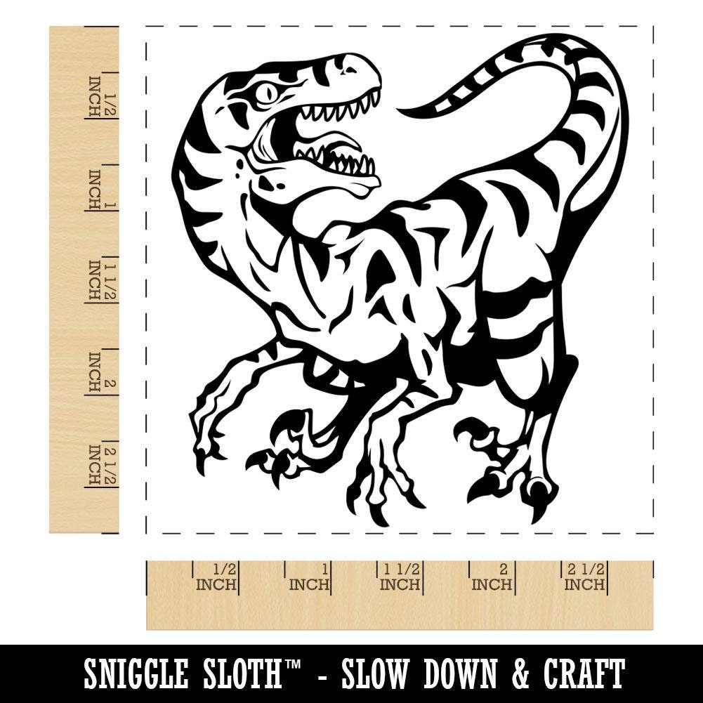 Winged Serpent Dragon Rubber Stamp for Stamping Crafting Planners