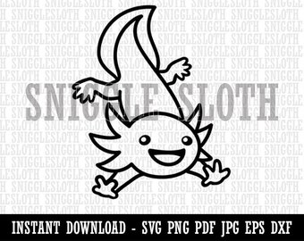 Axolotl stencils - Etsy España